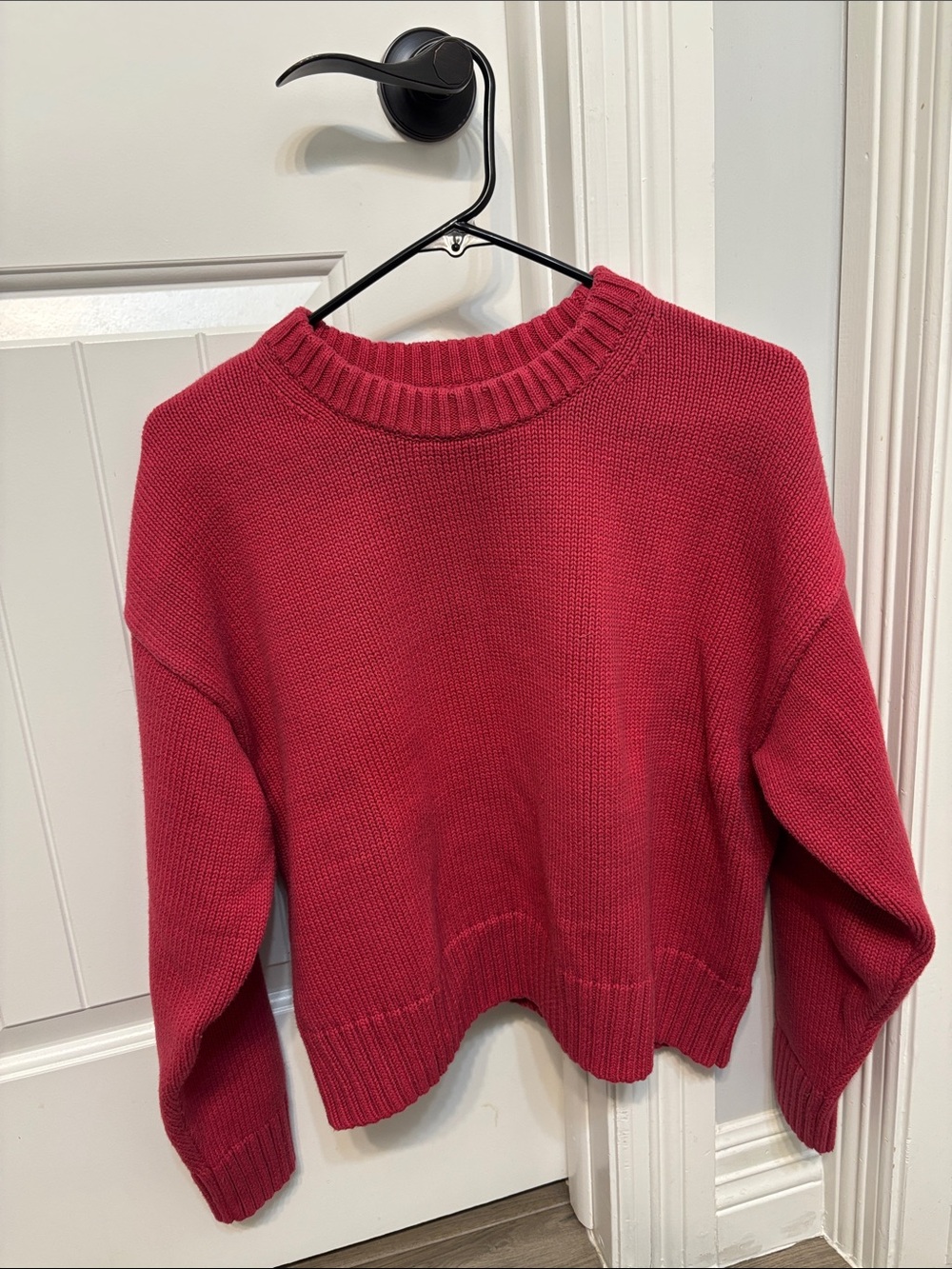 GAP Women's Raspberry Crewneck Sweater